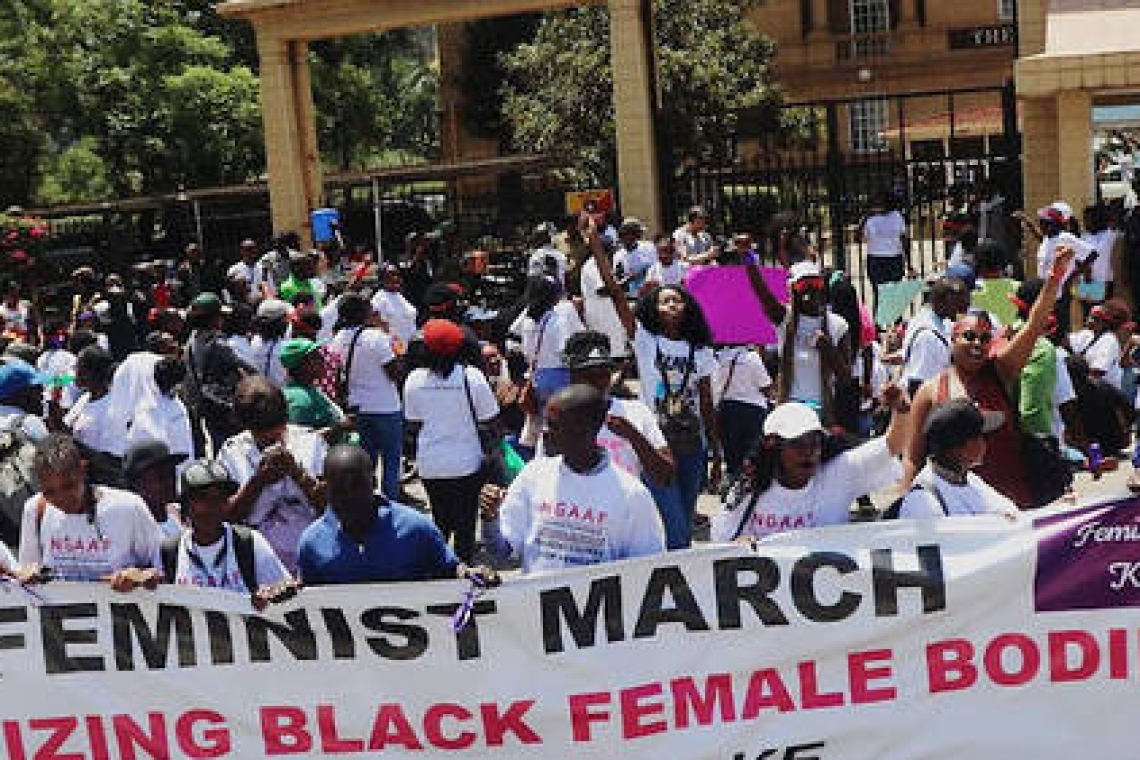 Une manifestation contre le féminicide au Kenya