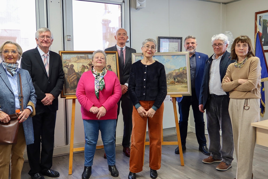 Restitution de deux tableaux spoliés sous l'Occupation