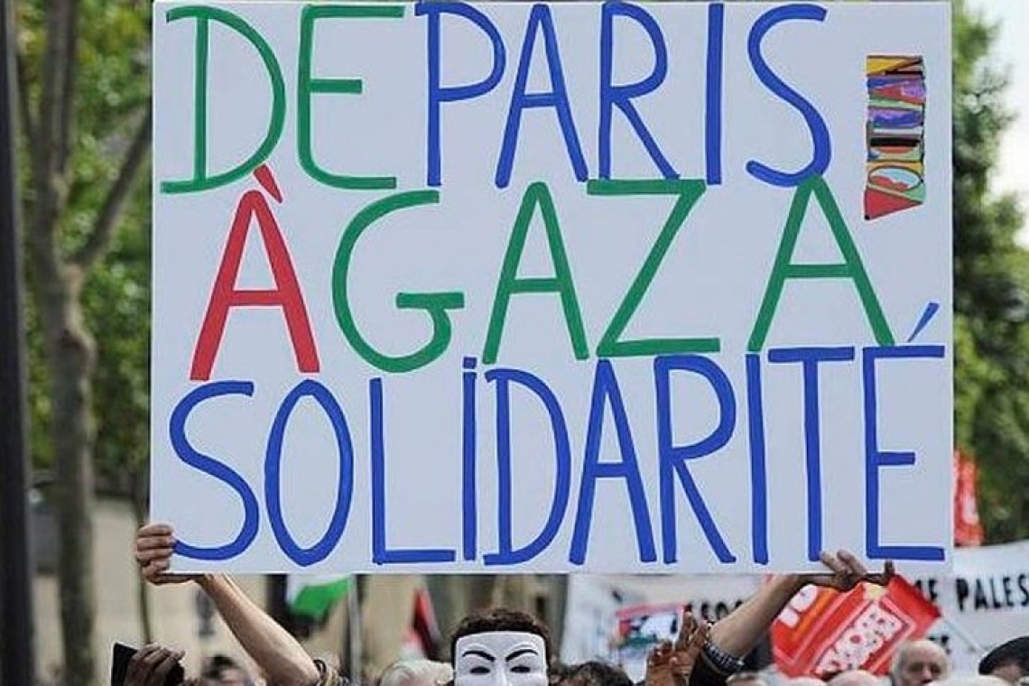 Manifestation à Paris : un cortège massif dominé par le soutien à la cause palestinienne