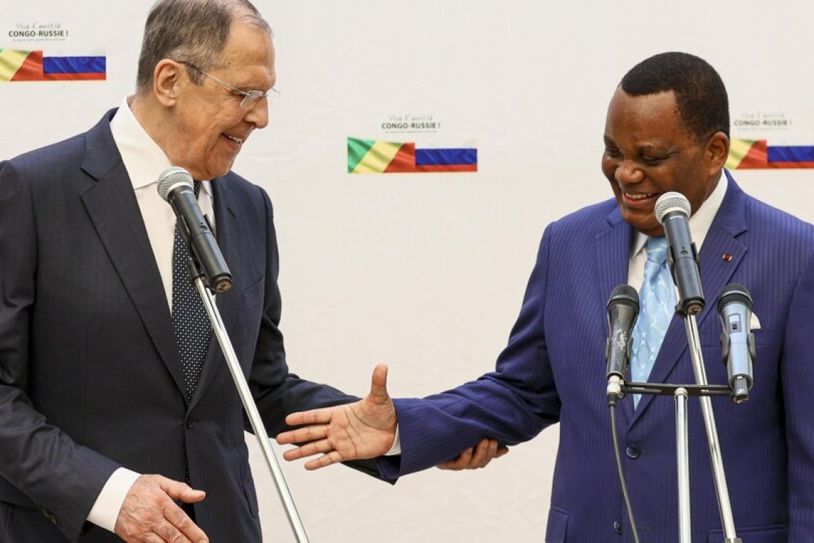 Le ministre russe Sergueï Lavrov poursuit sa tournée africaine