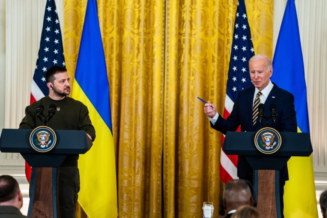 Ukraine et USA : Zelensky remercie Joe Biden pour son engagement envers Kiev