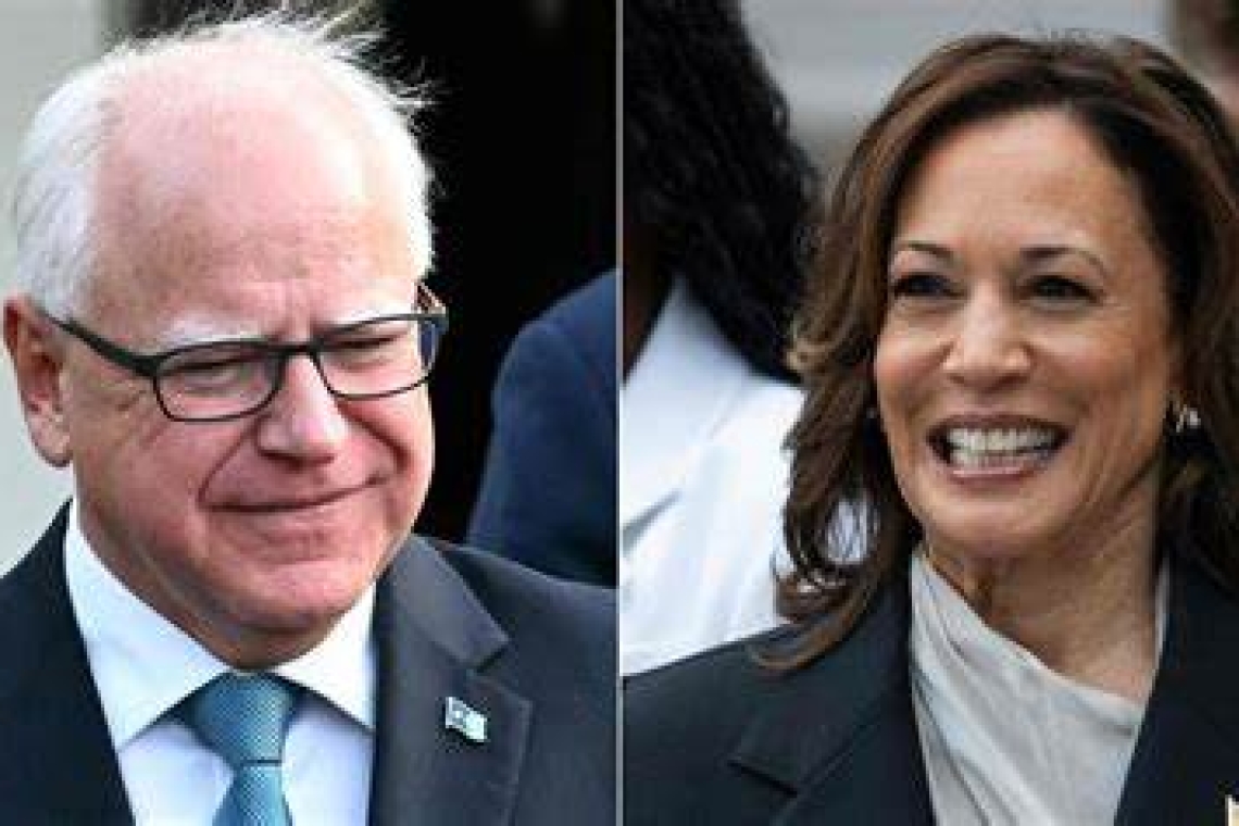 Politique : Tim Walz, le colistier de Kamala Harris, un démocrate centriste comme partenaire