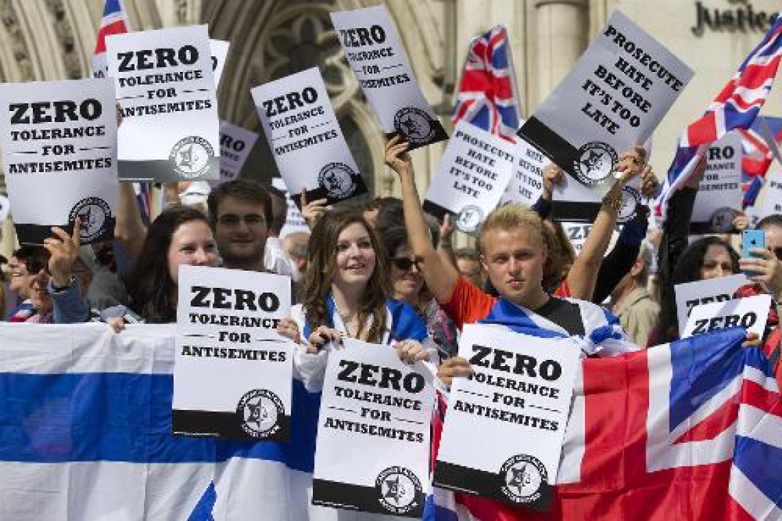 La Violence Antisémite Atteint un Niveau Record au Royaume-Uni