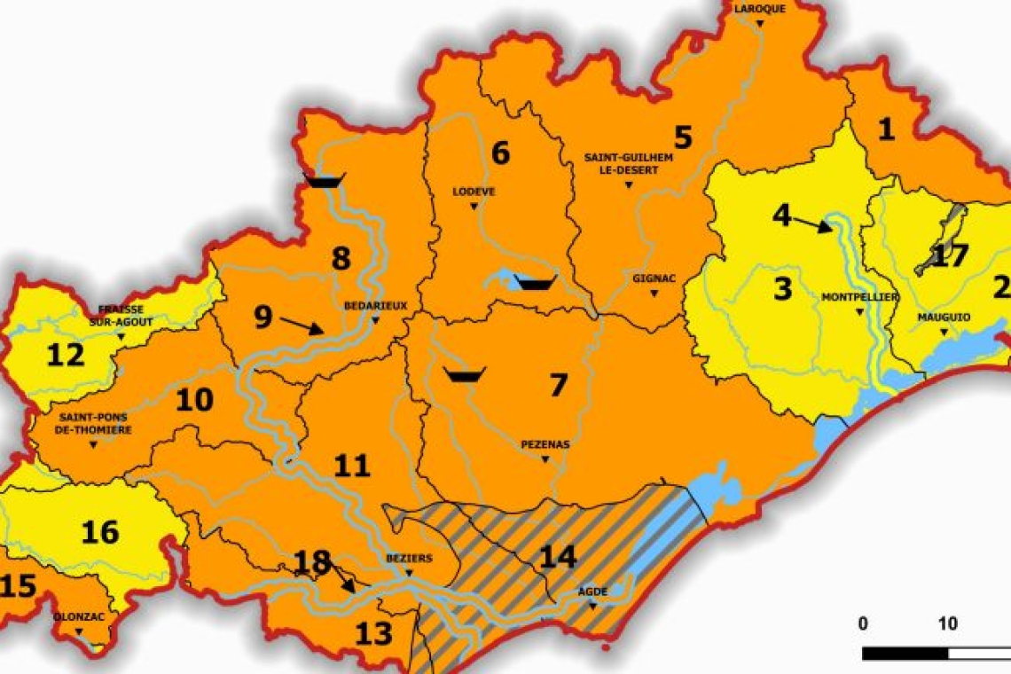 Sécheresse dans l'Hérault : L'Ouest du Département en Crise