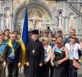 Célébration de l'indépendance ukrainienne à lourdes