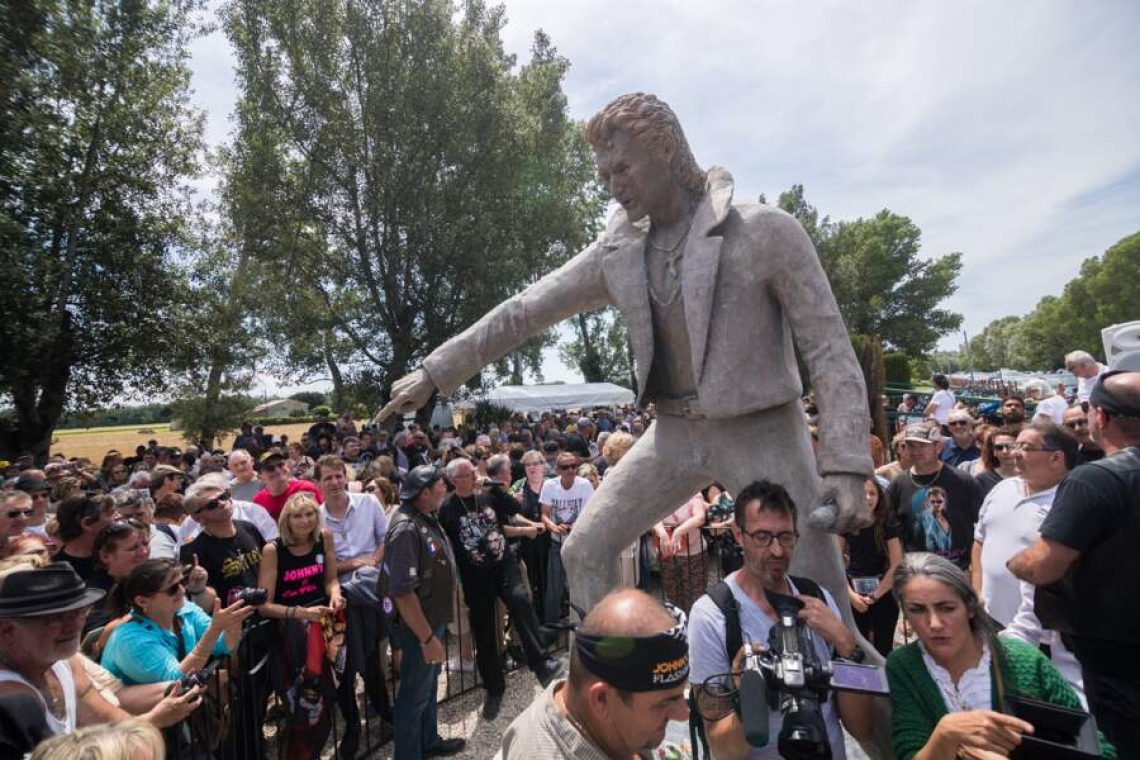 Var : une statue de Johnny Hallyday inaugurée le 21 septembre par David Rachline à Fréjus