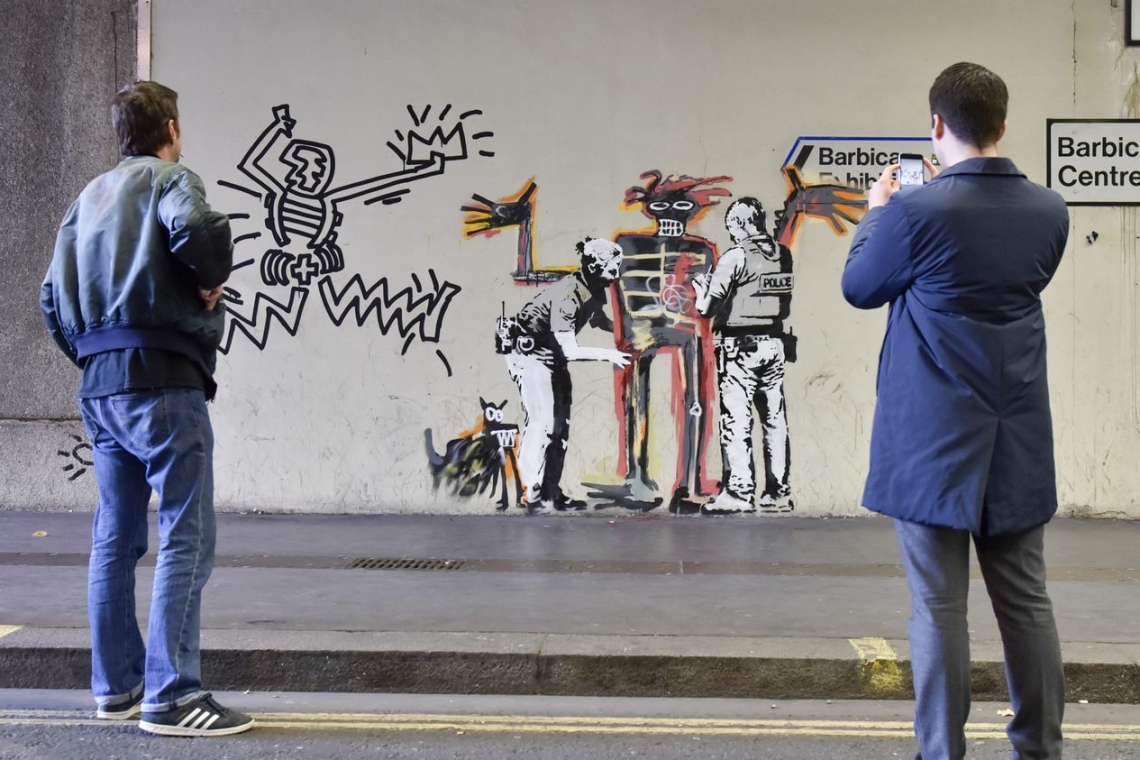 OMONDO CULTURE - Banksy dévoile une nouvelle œuvre surprise à Londres