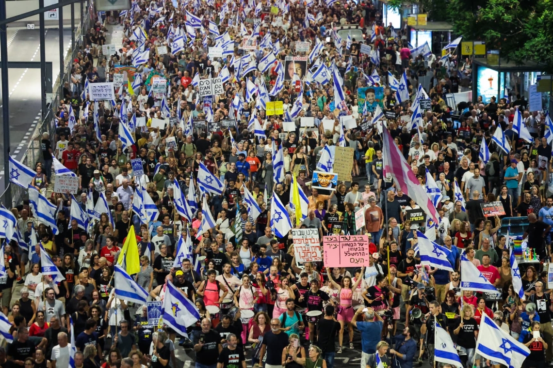 OMONDO INTERNATIONAL - Israël : Manifestation à Tel-Aviv pour le retour des otages