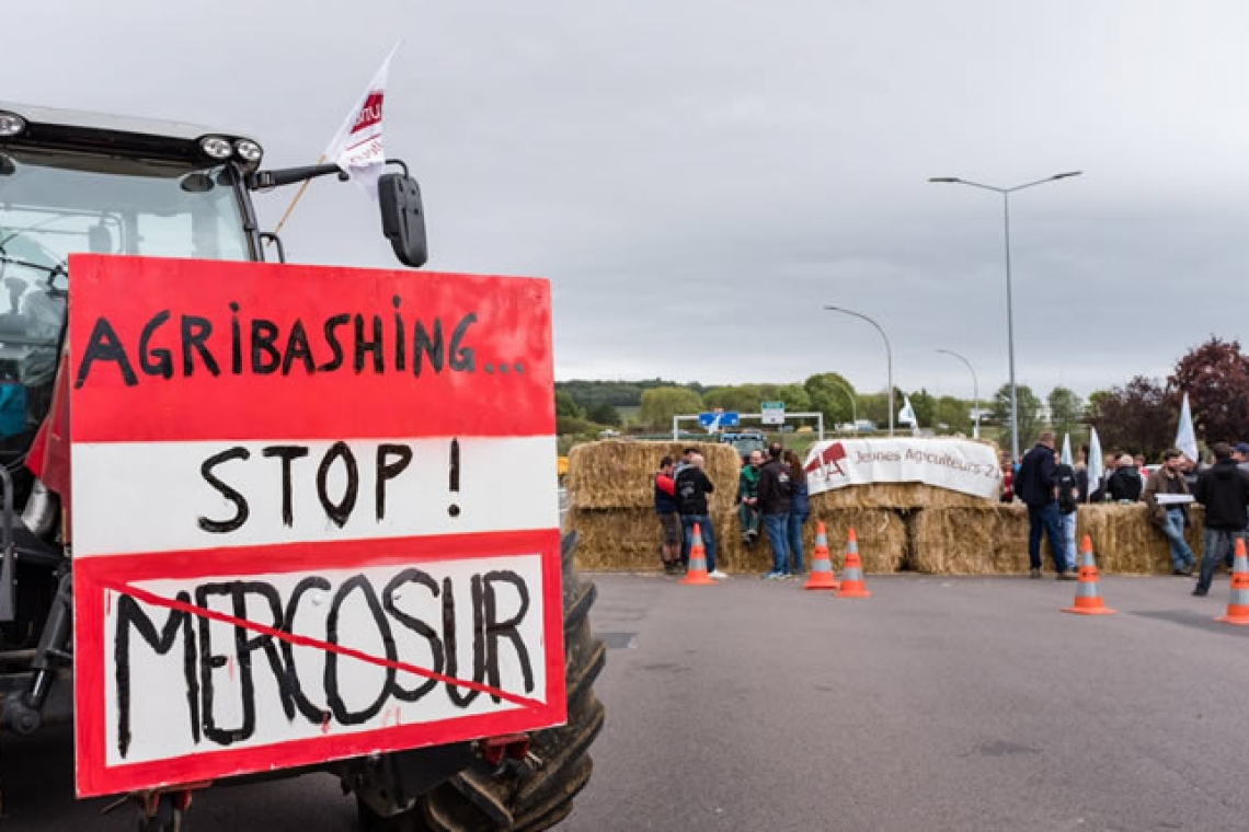 OMONDO AGRICULTURE Accord UE-Mercosur : La fronde des agriculteurs européens s'intensifie