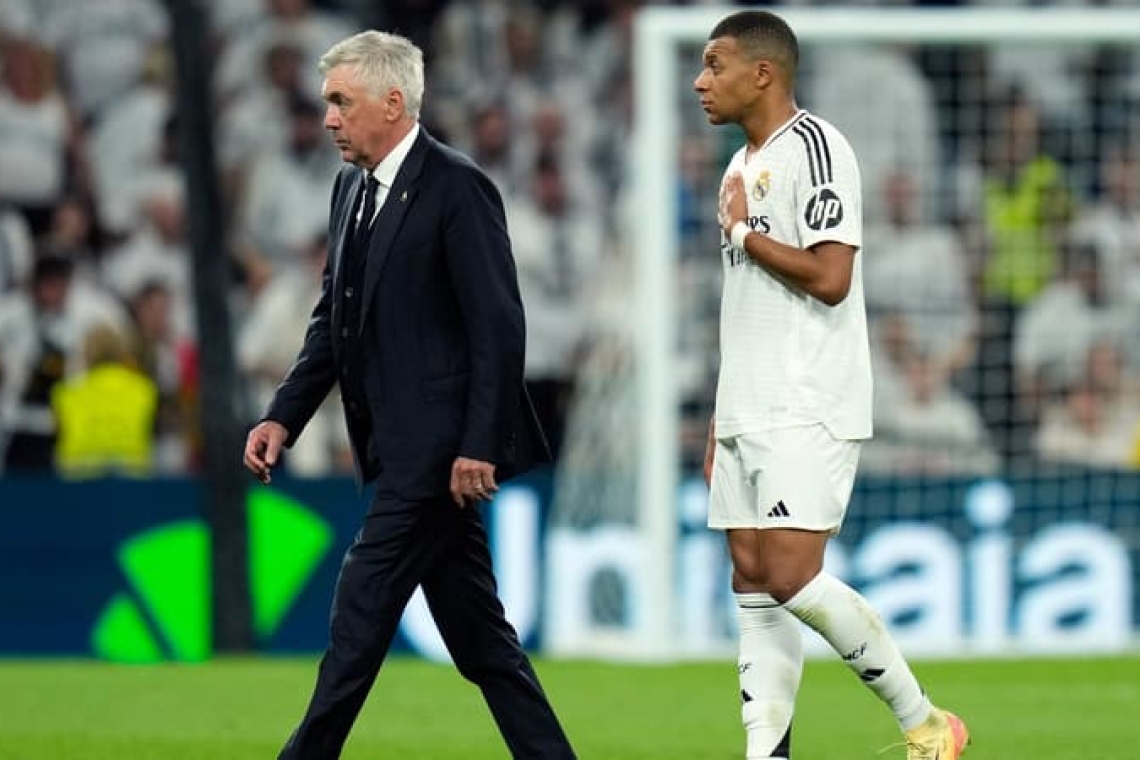 Ligue des Champions : Mbappé en crise, Ancelotti tente de le sauver au Real Madrid