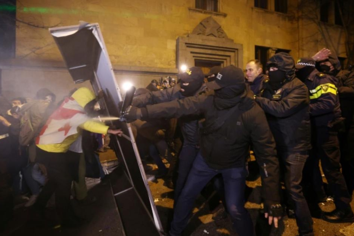 Géorgie : 40 militants pro-européens arrêtés lors de manifestations