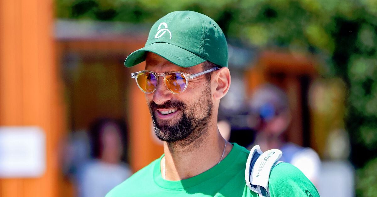 Novak Djokovic on day twelve of the 2025 Wimbledon Championships at the All England Lawn Tennis and Croquet Club, London. Picture date: Friday July 11, 2025.   - Photo by Icon Sport