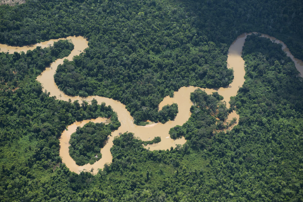 September 17, 2013.Brazil. Aerials from Santarem to Altamira, checking several logging areas and the construction of the Belo Monte dam project.Photo by Daniel Beltra for Greenpeace