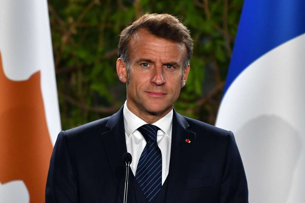Mandatory Credit: Photo by Natasa Kupljenik/MI-PRESS/Shutterstock (15551668cm)Emmanuel Macron, President of France at press conference at MED9 Leaders' Summit,MED9 Members of the group are: Cyprus, France, Greece, Croatia, Italy, Malta, Portugal, Spain and Slovenia,Portoroz, Slovenia, 20.10.2025MED9 Leaders' Summit, Portoroz, Slovenia - 20 Oct 2025/shutterstock_editorial_MED9_Leaders_Summit_Portoroz_15551668cm//2510201655