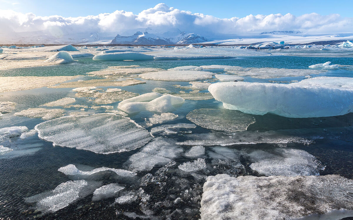 Vatnajokull Glacier Jokulsarlon lagoon Iceland