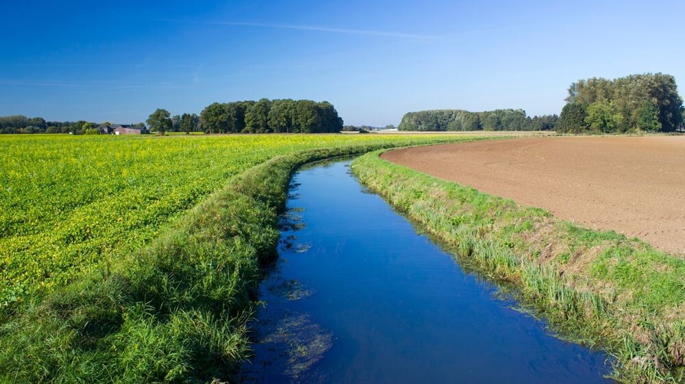 German countryside landscape, Lower Rhine Region