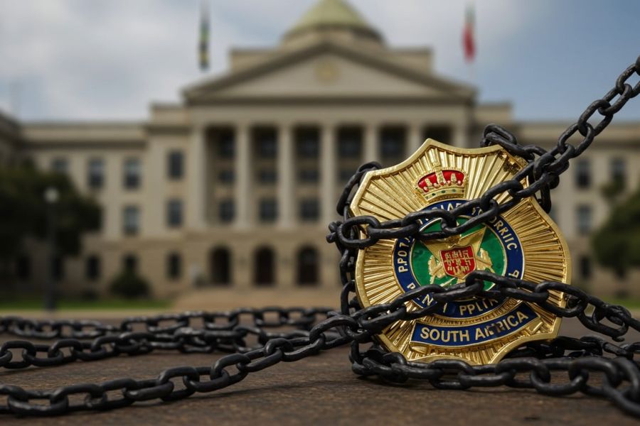 Afrique du Sud – Ministre de la Police suspendu pour corruption 1. Un scandale éclate au sommet de l’État