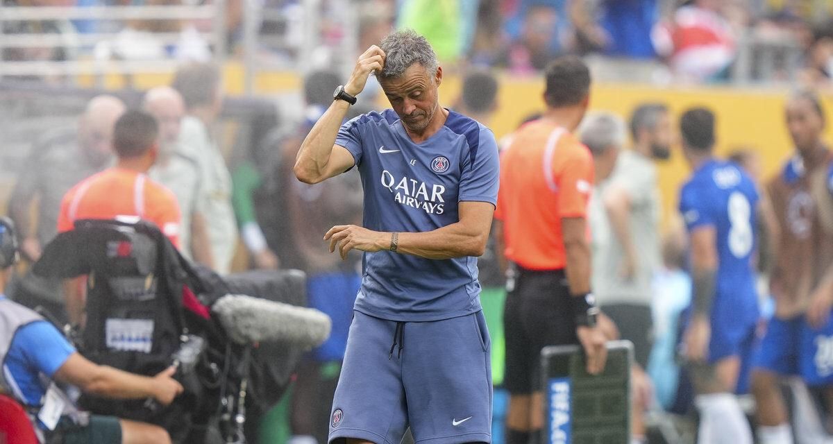 Chelsea-PSG : Luis Enrique regrette son geste d’humeur après la lourde défaite