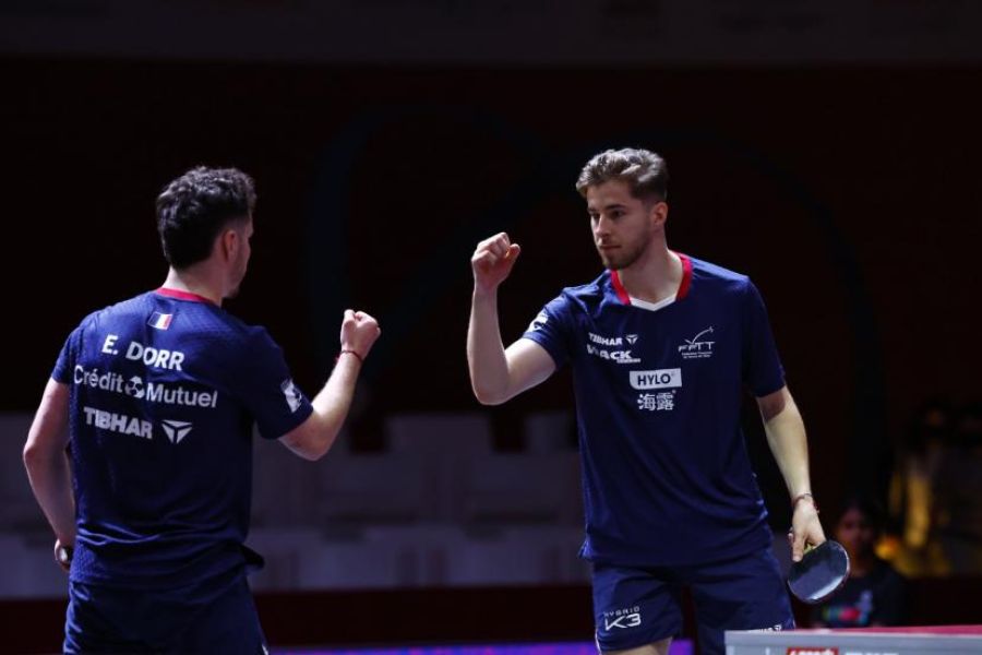 Tennis de table : Bourrassaud-Dorr, première médaille française depuis 1997