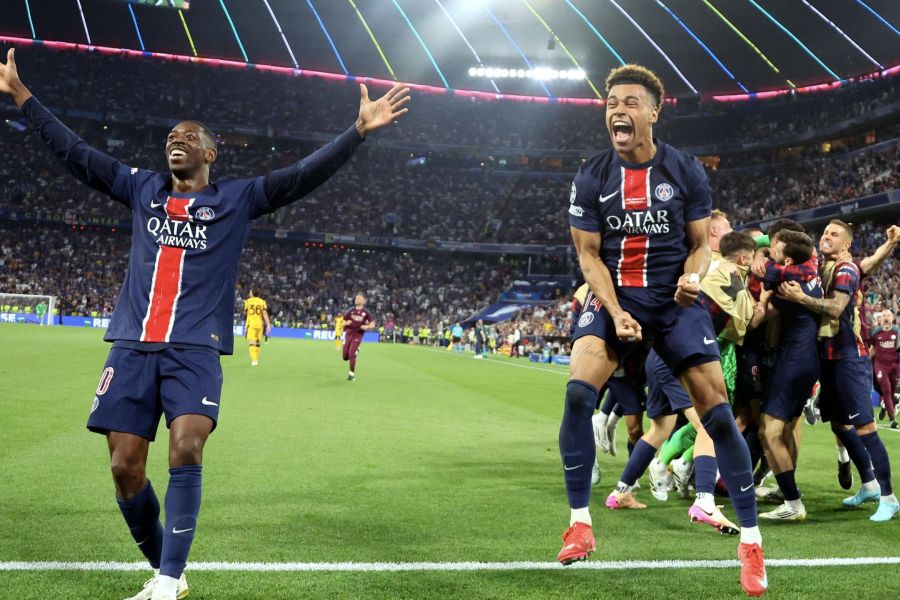 Dembélé élu joueur de la saison en Ligue des champions, Doué meilleur jeune