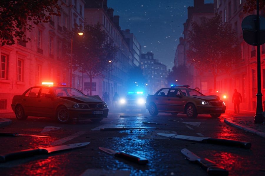 Violence urbaine à Lyon : six blessés dans une rixe au couteau, symptôme d’une société sous tension