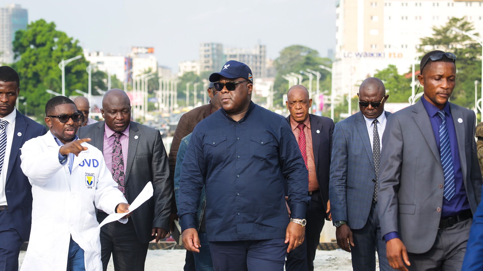 RDC: Le président Félix Tshisekedi inaugure le centre financier de Kinshasa