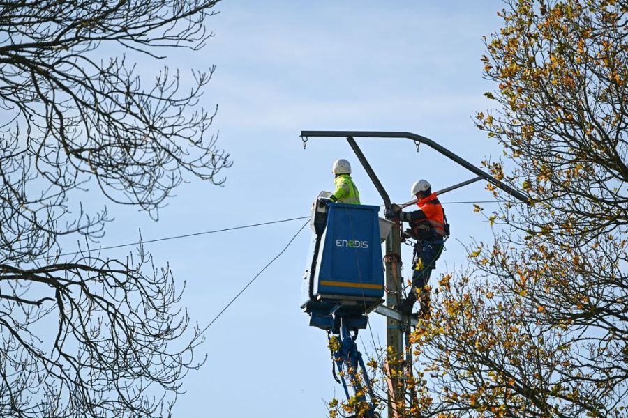 40.000 foyers privés d'électricité à cause de la tempête Floriane