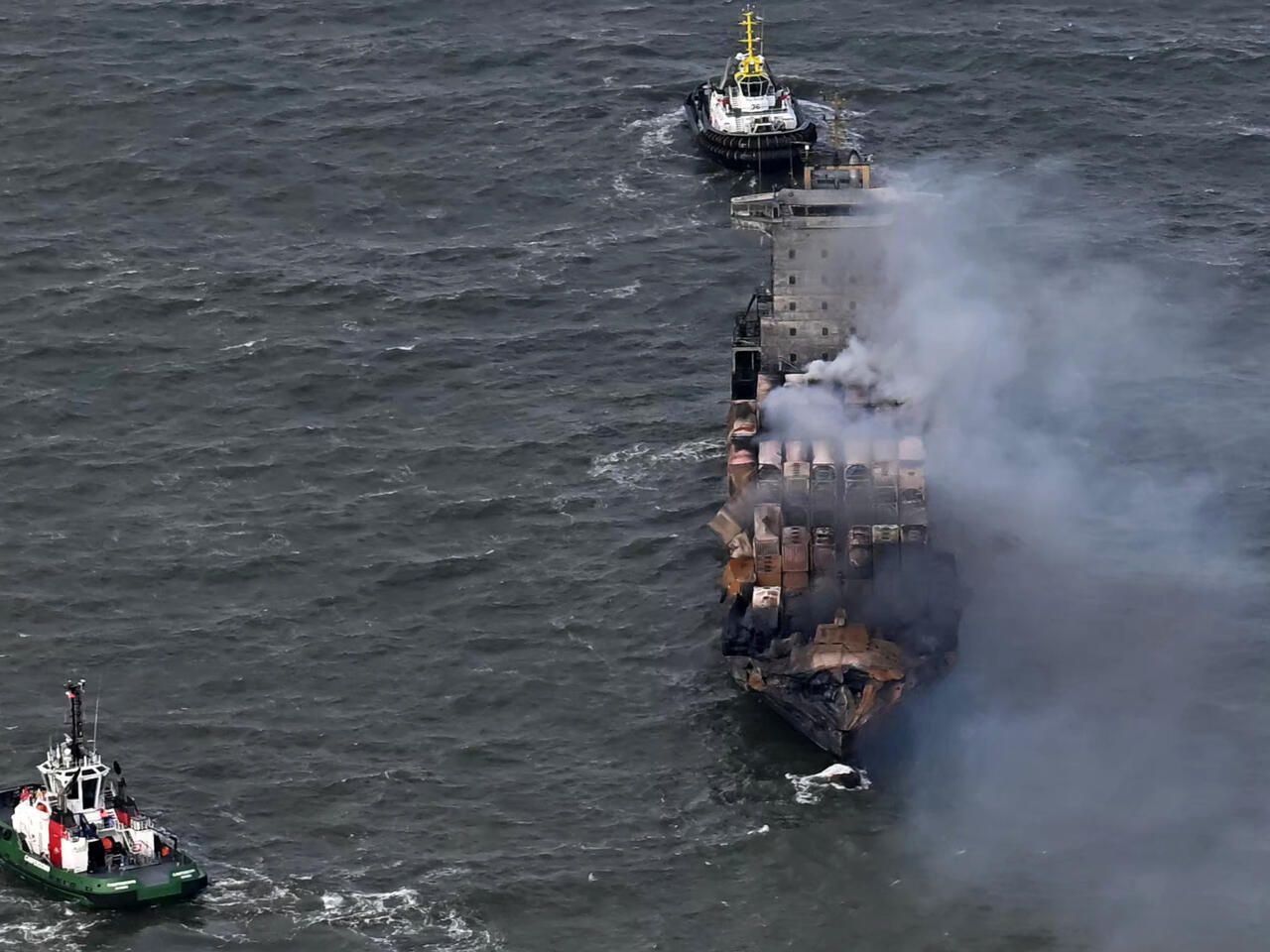 Collision en mer du Nord : détention provisoire pour le capitaine du cargo, les responsabilités en question