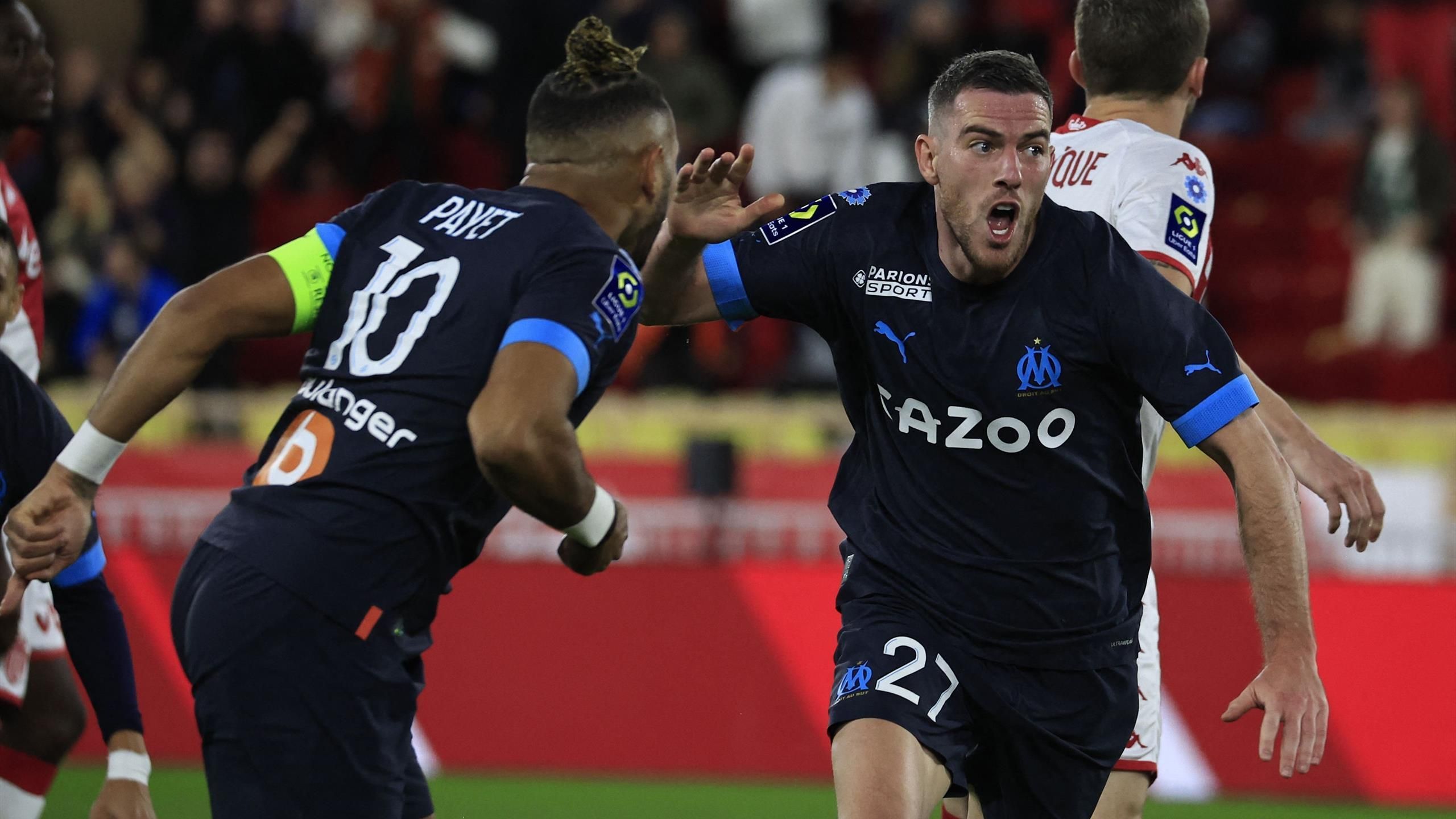 Marseille-Monaco : L'OM enfonce l'ASM et s'empare de la deuxième place de Ligue 1 avec panache