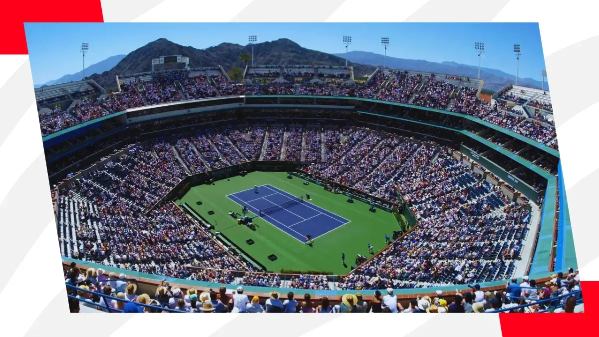 TENNIS INDIAN WELLS : LE MESSAGE « SPORT IS LIFE » AU CŒUR DU DÉSERT CALIFORNIEN