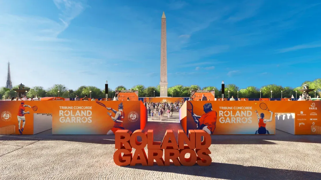 Roland-Garros à Paris : La fan zone gratuite de la Place de la Concorde ouvre ses portes pour les phases finales