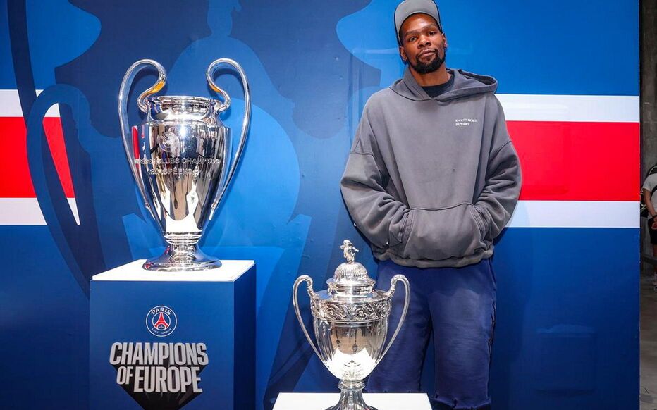 Kevin Durant, superstar NBA, devient actionnaire minoritaire du PSG : vers une franchise NBA à Paris ?