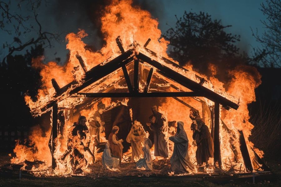 Dordogne : Incendie suspect de la crèche de Noël d'un village, la mairie porte plainte