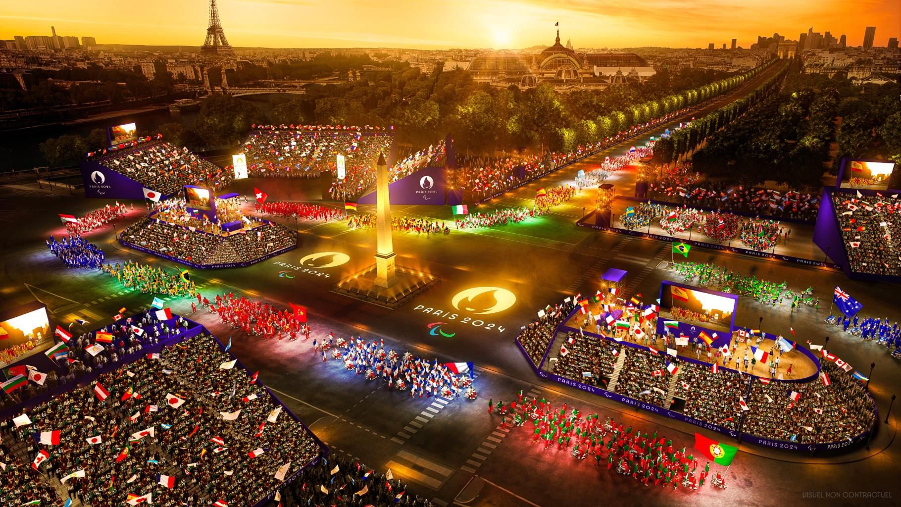 JO de Paris 2024 - La Magie des Jeux : Paris en Fête et Enthousiaste