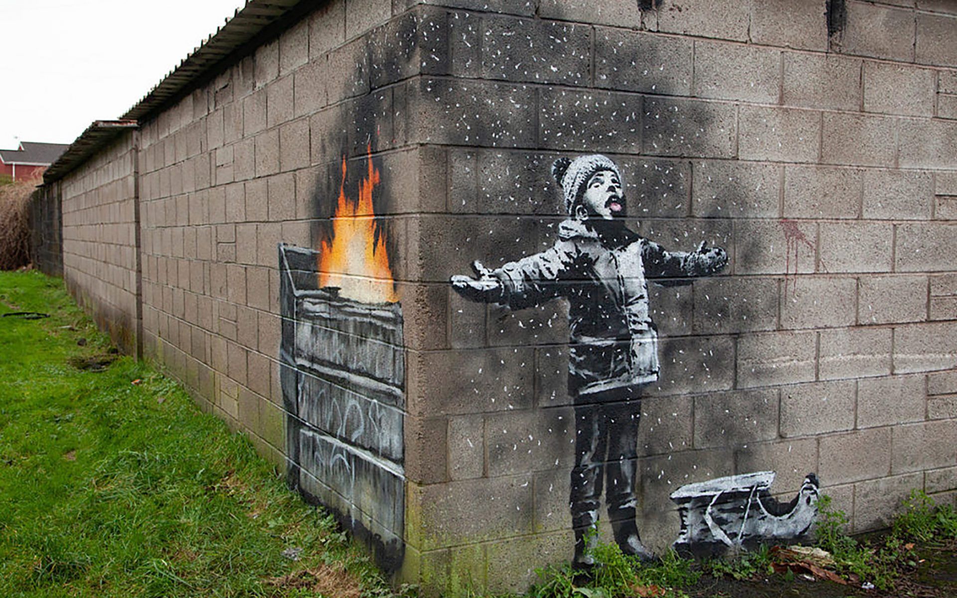 OMONDO ART - Banksy frappe encore : Le street art peut-il vraiment changer le monde ?