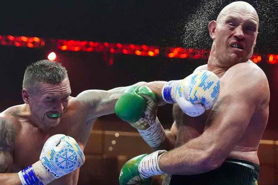 Boxe : Face-à-face tendu entre Fury et Usyk à deux jours de leur combat historique