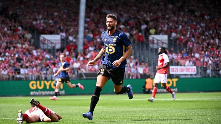 Premier but de Giroud avec Lille – Le retour gagnant du champion sur les pelouses françaises