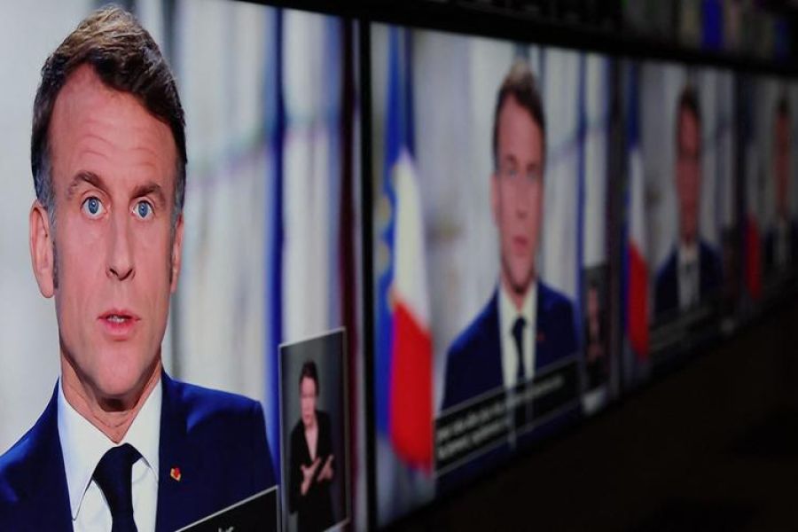 Vœux présidentiels de Macron : moins de téléspectateurs