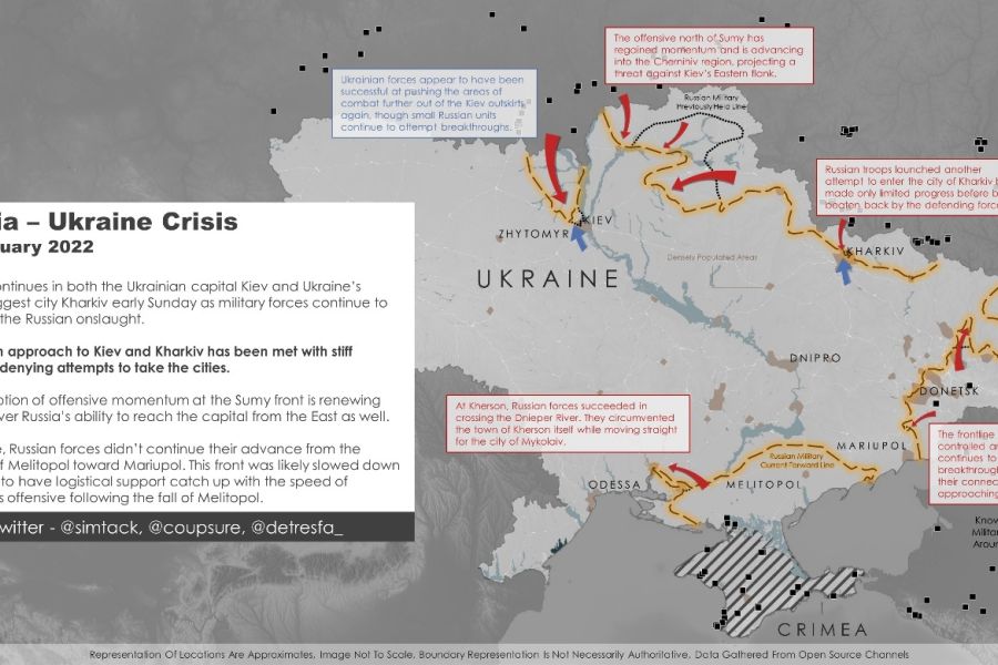 Guerre en Ukraine : la Russie revendique la prise de deux positions stratégiques dans le Donbass
