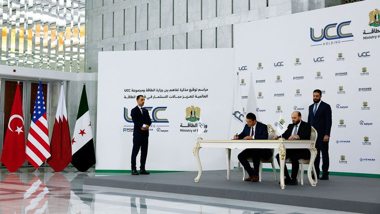 Syrie : accord énergétique de 7 milliards de dollars pour réhabiliter le secteur électrique