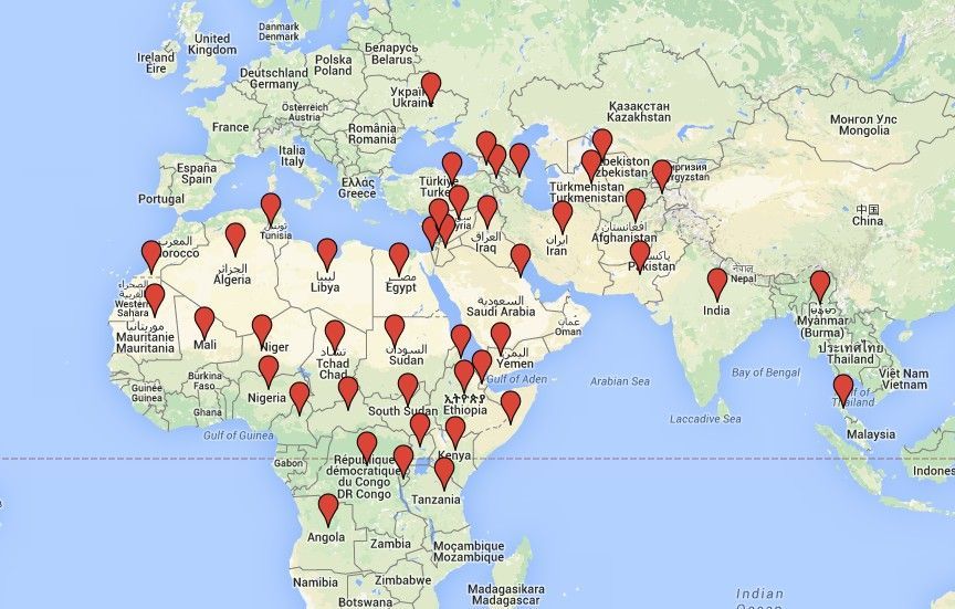 Conflits mondiaux 2025 : cartographie des zones à risque