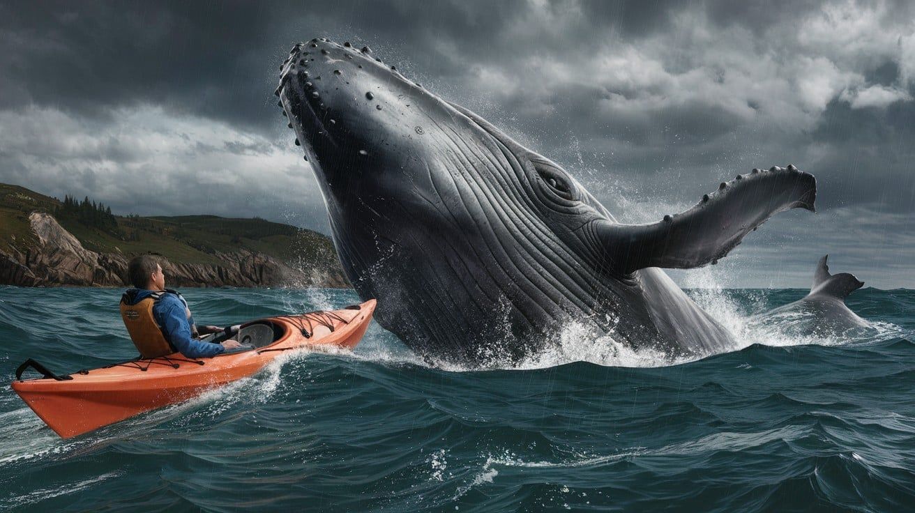 Chili : un kayakiste avalé puis recraché par une baleine à bosse