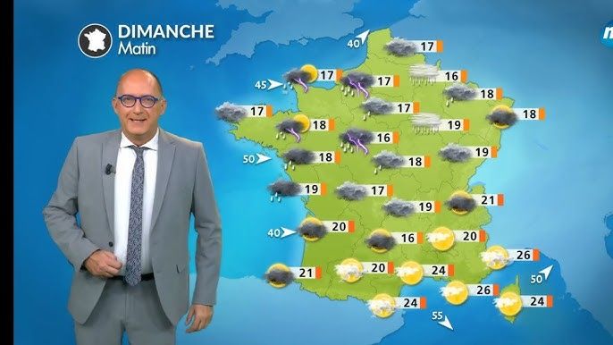 Météo instable et baisse des températures sur la majorité du pays le 30 juillet 2025
