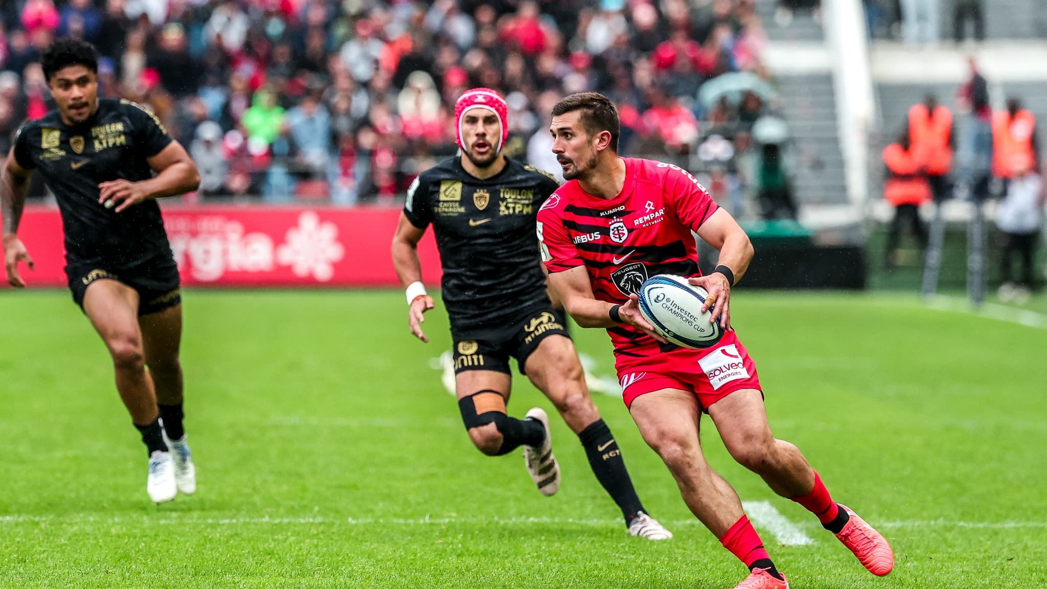 Rugby Champions Cup : Toulouse élimine Toulon dans un match épique - Les Rouge et Noir arrachent la victoire sur le fil et envoient un message à l'Europe