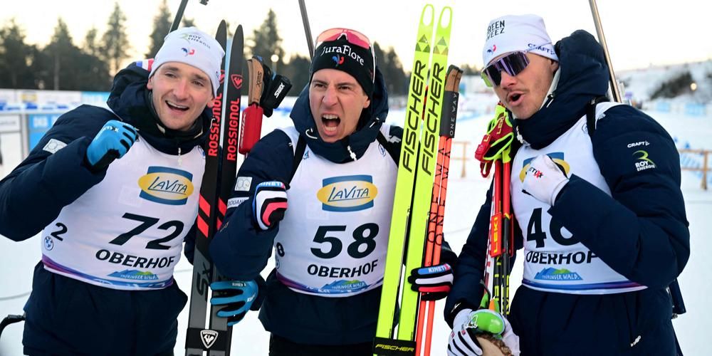 Biathlon : triplé français historique avec Fillon Maillet vainqueur du sprint à Oberhof