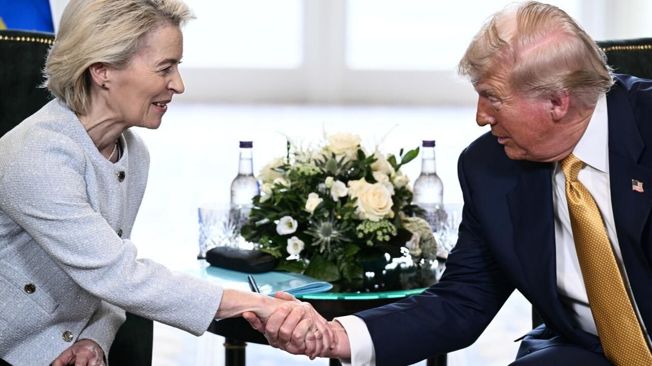 Trump et von der Leyen arrachent un compromis sur les droits de douane UE-USA