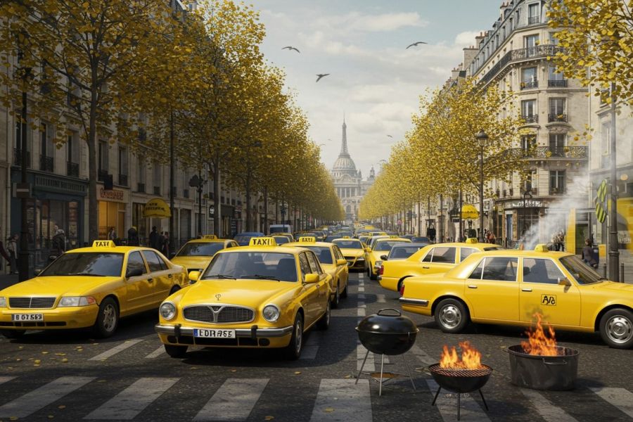 Les taxis maintiennent la pression : crise de la mobilité urbaine et défiance envers le gouvernement