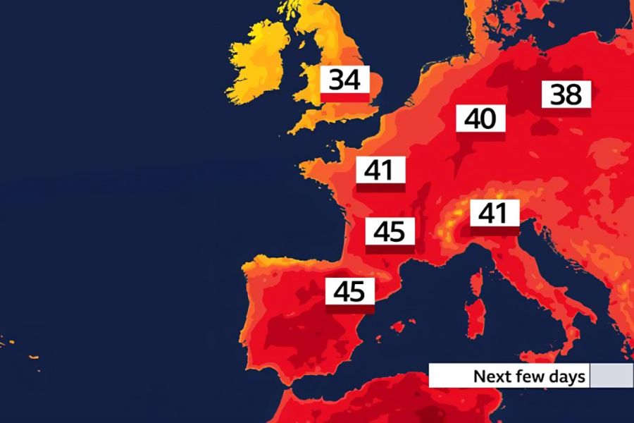 vague de chaleur en Europe : Un continent sous le choc thermique
