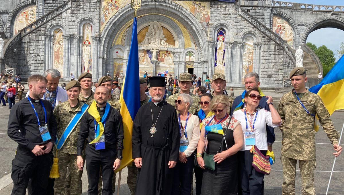 Célébration de l'indépendance ukrainienne à lourdes